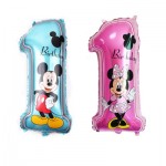 Mickey Mouse 1st Birthday foil Balloons