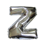32“ Silver Letter Foil Balloon Z