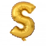 40“ Gold Letter Foil Balloon S