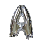 40“ Silver Letter Foil Balloon A