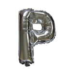 32“ Silver Letter Foil Balloon P