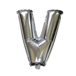 40“ Silver Letter Foil Balloon V