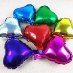 10″ Heart Foil Balloons